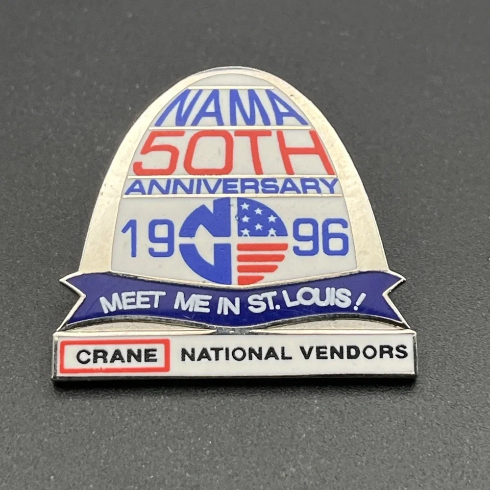NAMA 50th Anniversary Crane‎ National Vendors 1996 St. Louis Lapel Hat Pin